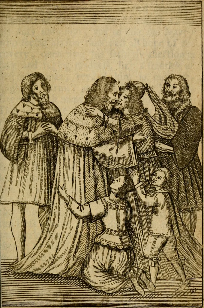 An illustration from The Italian convert : news from Italy of a second Moses; or, The life of Galeacius Caracciolus, the noble Marquess of Vico, containing the story of his admirable conversion from popery, and forsaking of a rich marquesdom for the Gospels sake. Illustrated with several figures, 1677, leaf 130