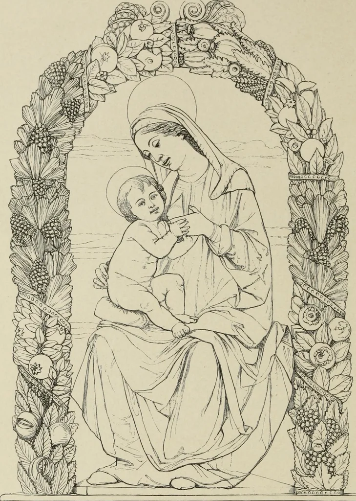 An illustration from Italian sculpture of the Middle Ages and period of the revival of art : a descriptive catalogue of the works forming the above section of the Museum, with additional illustrative notices, 1862, leaf 117