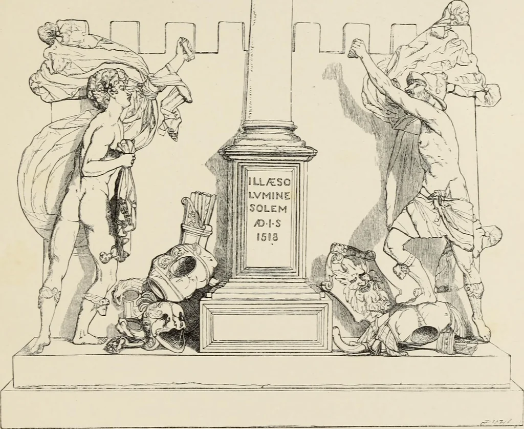 An illustration from Italian sculpture of the Middle Ages and period of the revival of art : a descriptive catalogue of the works forming the above section of the Museum, with additional illustrative notices, 1862, leaf 242