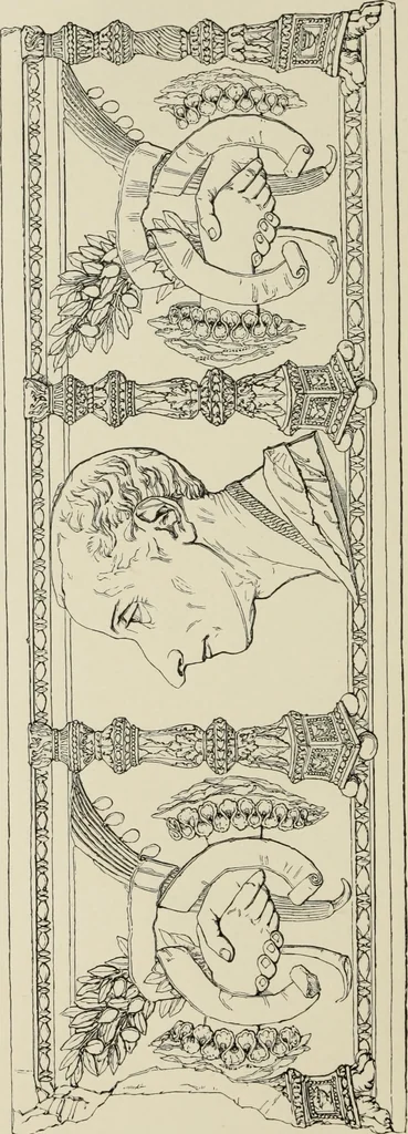 An illustration from Italian sculpture of the Middle Ages and period of the revival of art : a descriptive catalogue of the works forming the above section of the Museum, with additional illustrative notices, 1862, leaf 95
