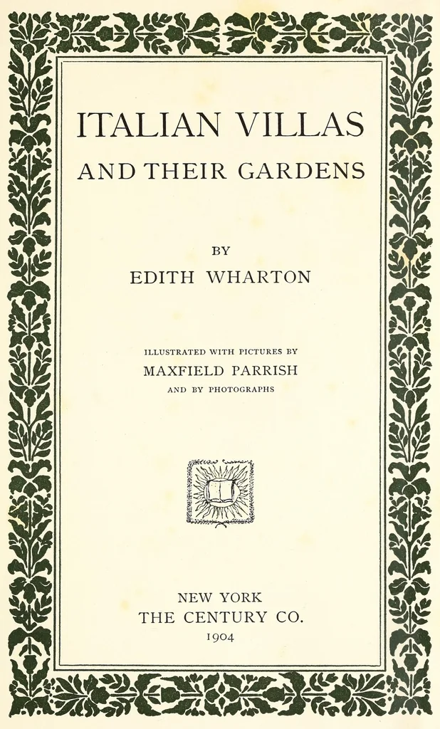 An illustration from Italian villas and their gardens, 1904, leaf 13