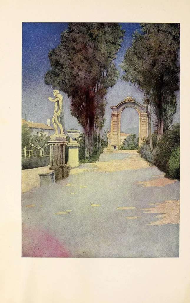 An illustration from Italian villas and their gardens, 1904, leaf 260