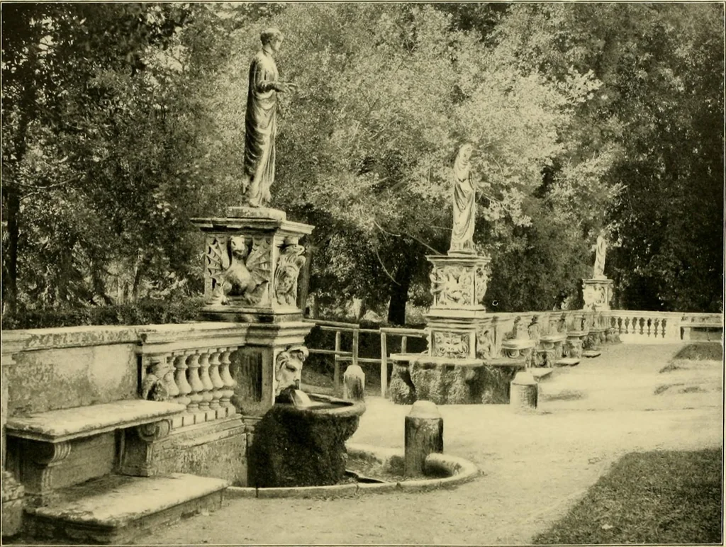 An illustration from Italian villas and their gardens, 1904, leaf 106