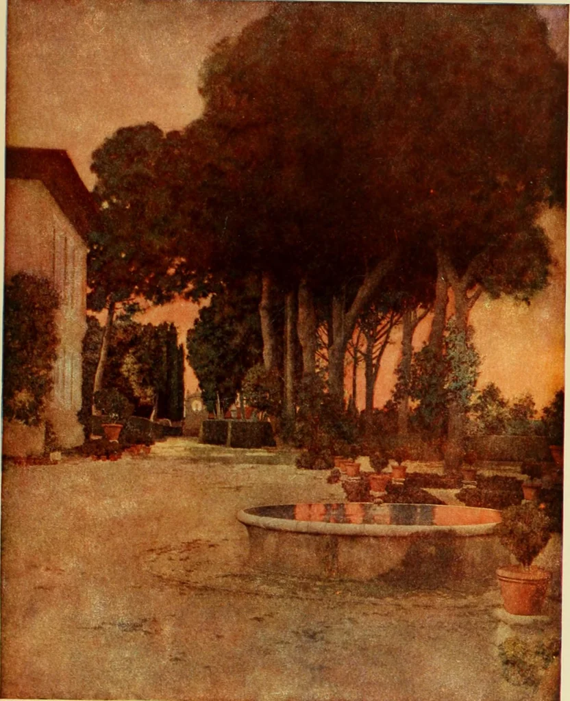 An illustration from Italian villas and their gardens, 1904, leaf 130