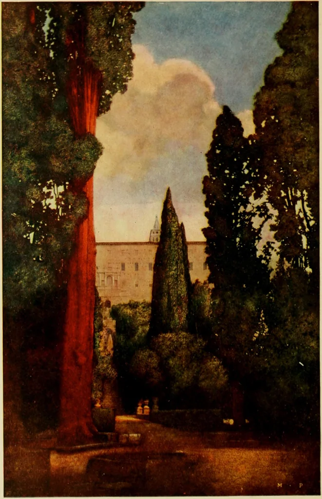 An illustration from Italian villas and their gardens, 1904, leaf 147