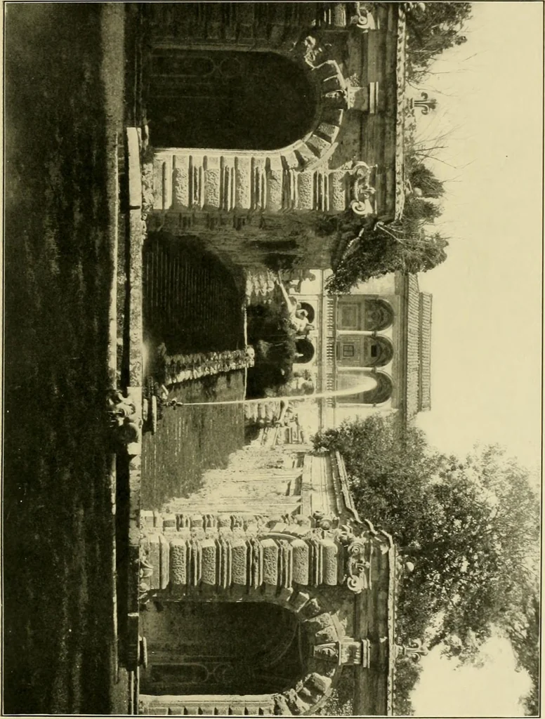 An illustration from Italian villas and their gardens, 1904, leaf 154