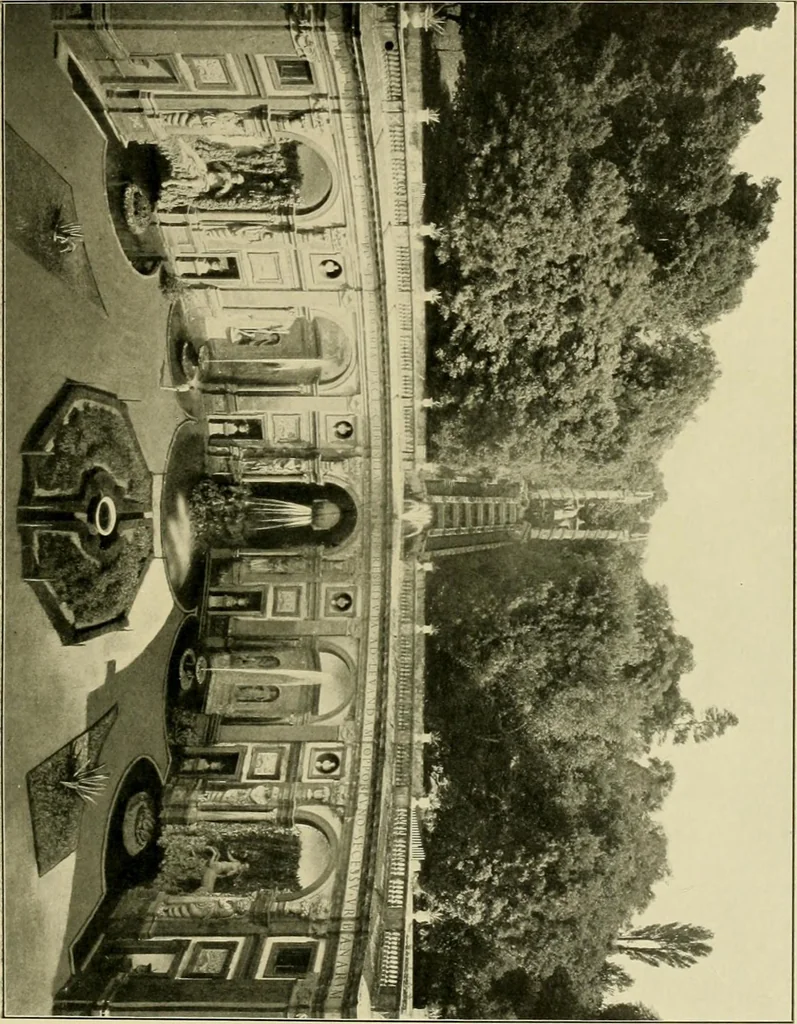 An illustration from Italian villas and their gardens, 1904, leaf 170