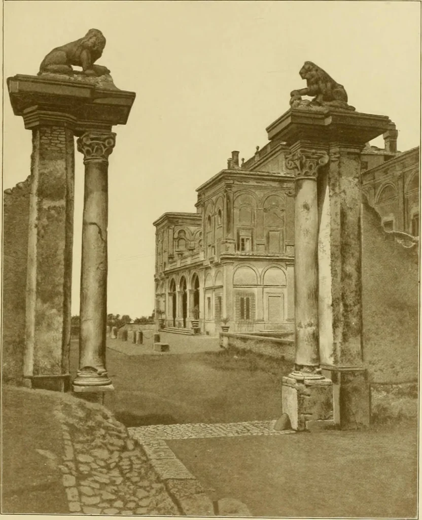 An illustration from Italian villas and their gardens, 1904, leaf 182