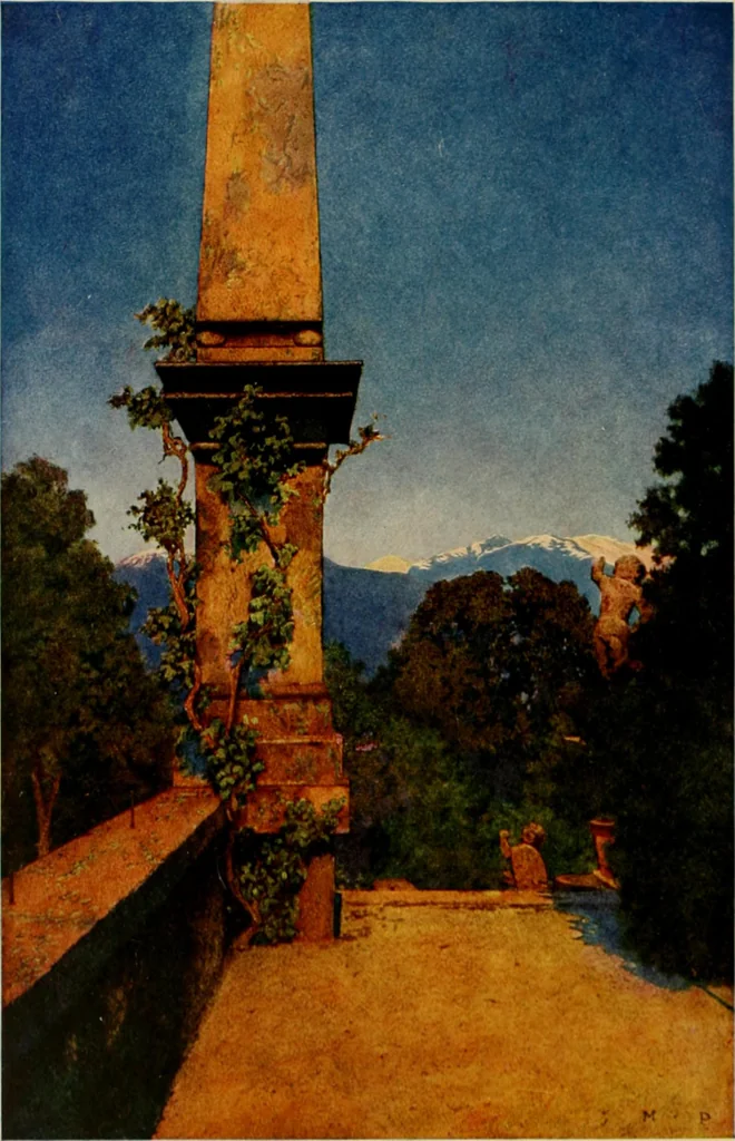An illustration from Italian villas and their gardens, 1904, leaf 231
