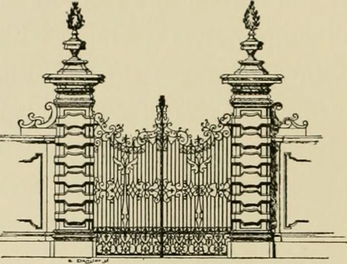 An illustration from Italian villas and their gardens, 1904, leaf 245