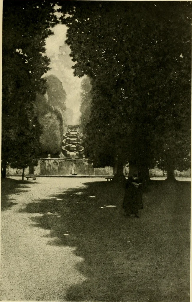 An illustration from Italian villas and their gardens, 1904, leaf 28
