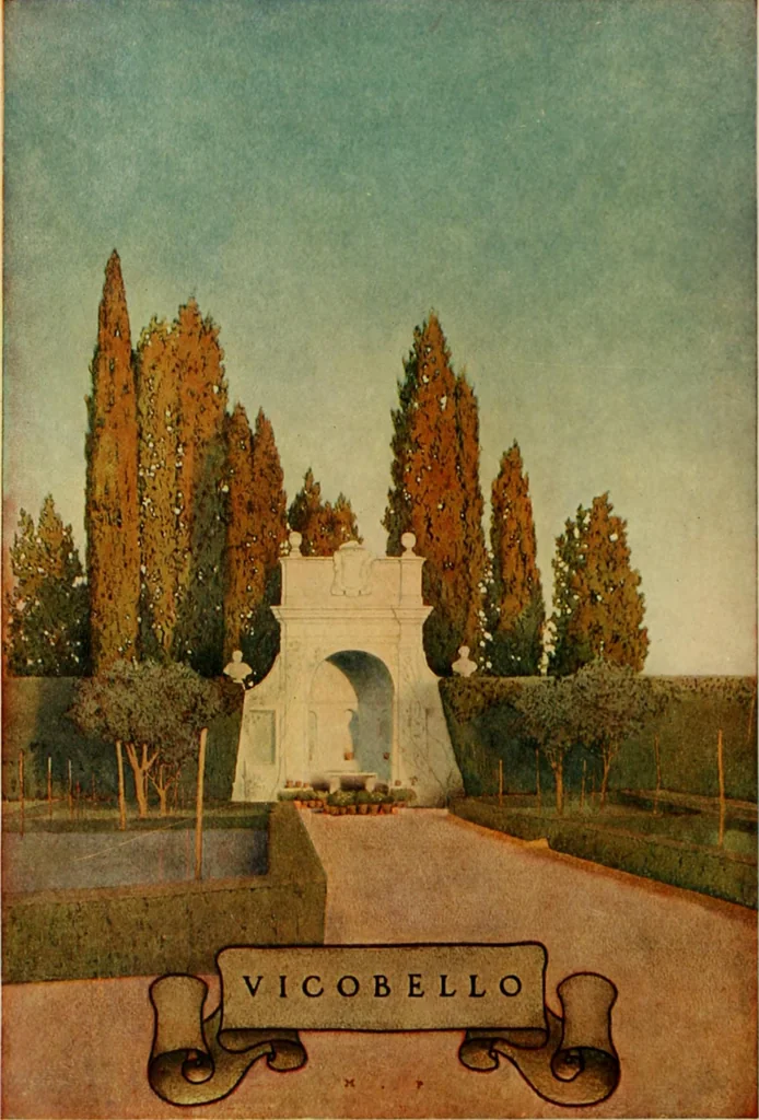 An illustration from Italian villas and their gardens, 1904, leaf 81