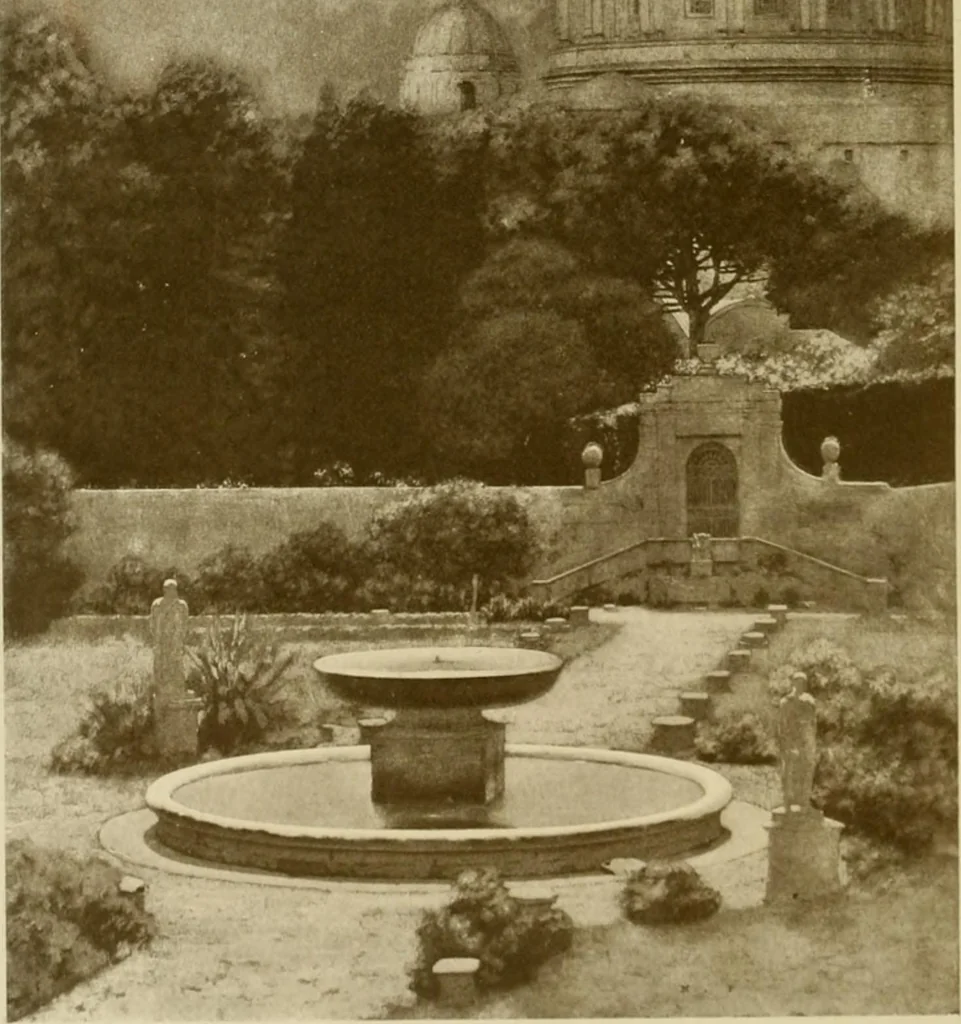 An illustration from Italian villas and their gardens, 1904, leaf 99