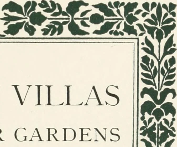 An illustration from Italian villas and their gardens;, 1905, leaf 12