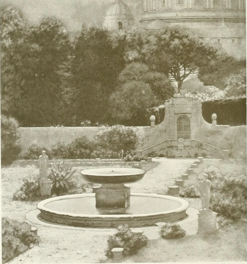 An illustration from Italian villas and their gardens;, 1905, leaf 127
