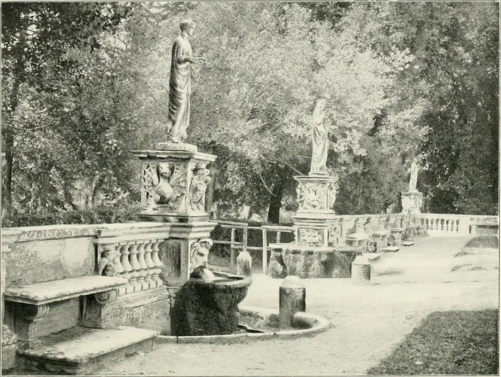 An illustration from Italian villas and their gardens;, 1905, leaf 138