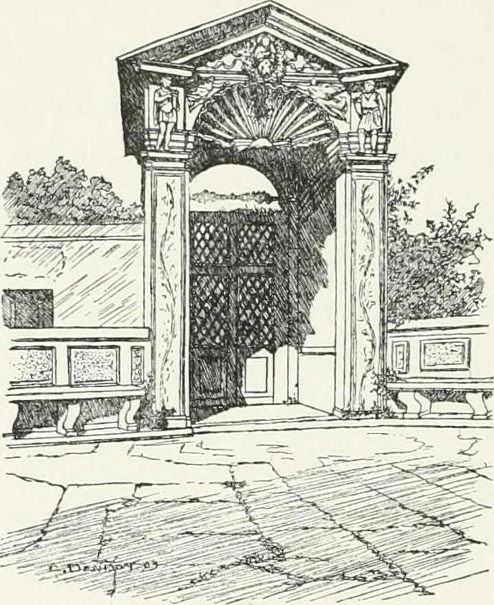 An illustration from Italian villas and their gardens;, 1905, leaf 159