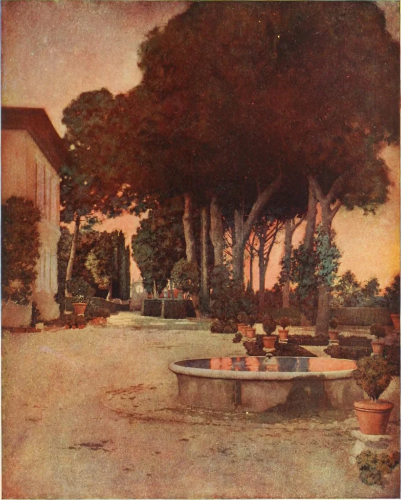 An illustration from Italian villas and their gardens;, 1905, leaf 172