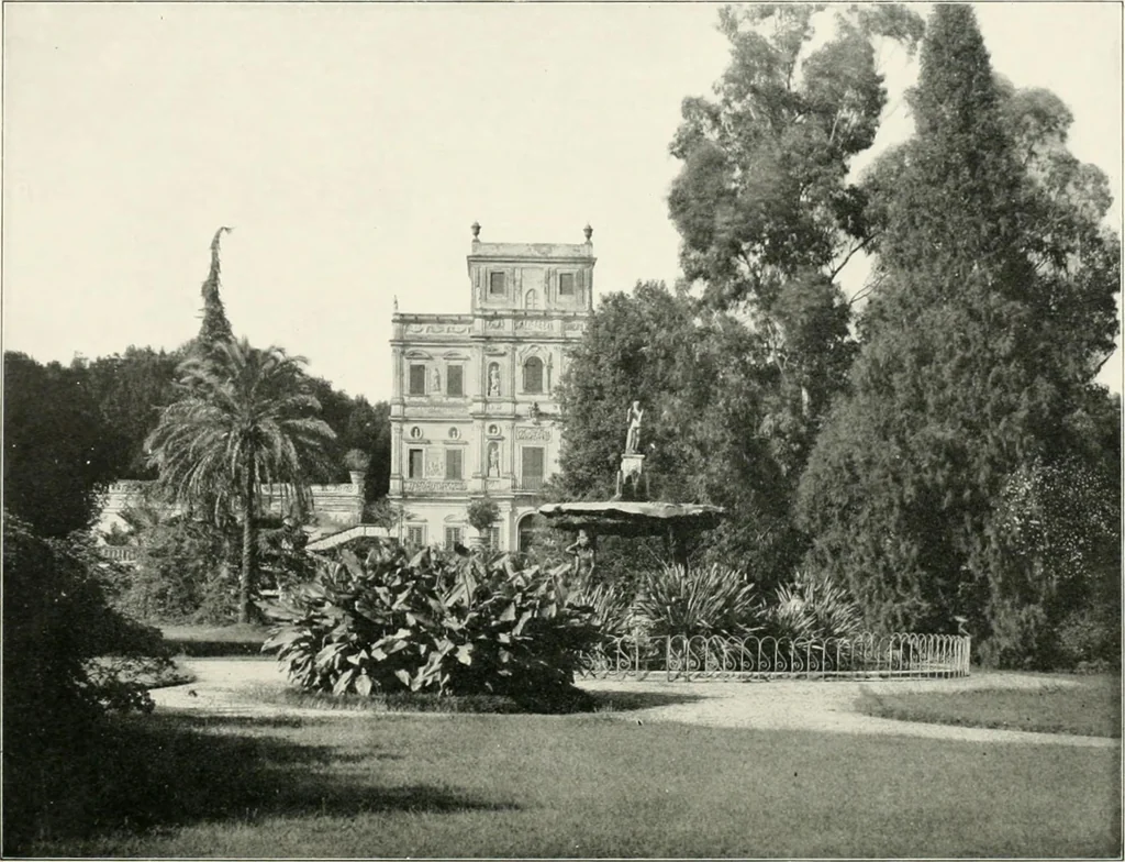 An illustration from Italian villas and their gardens;, 1905, leaf 186