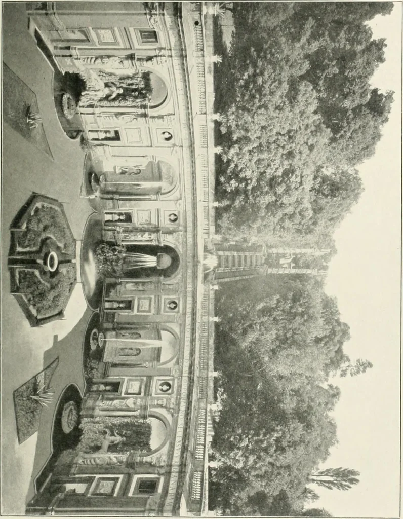 An illustration from Italian villas and their gardens;, 1905, leaf 228