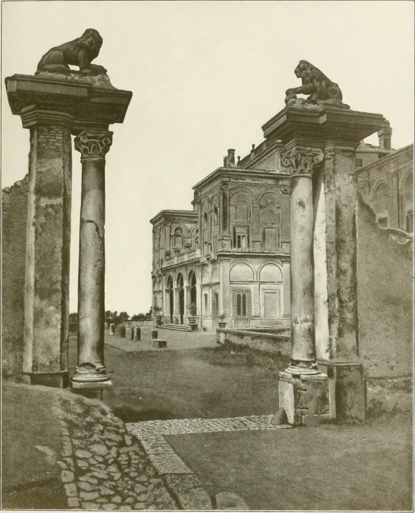 An illustration from Italian villas and their gardens;, 1905, leaf 246