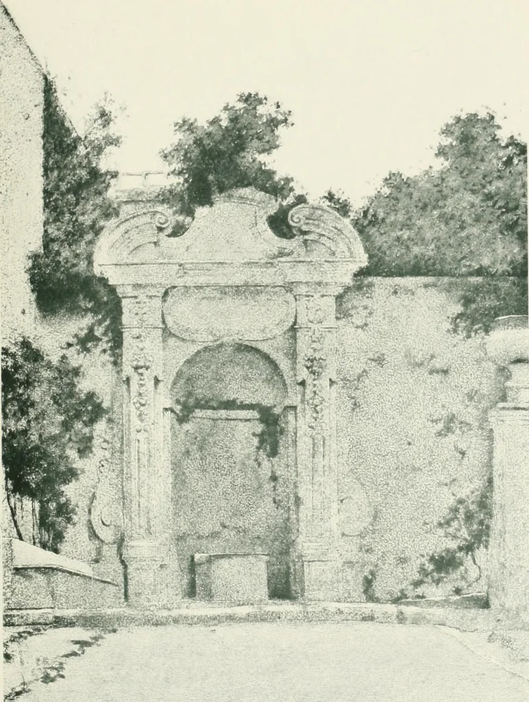 An illustration from Italian villas and their gardens;, 1905, leaf 272