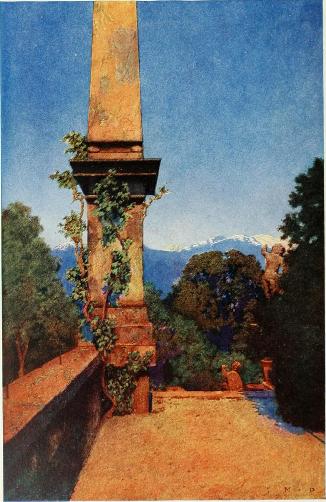An illustration from Italian villas and their gardens;, 1905, leaf 305