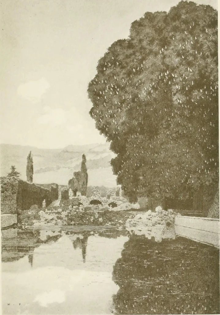 An illustration from Italian villas and their gardens;, 1905, leaf 340