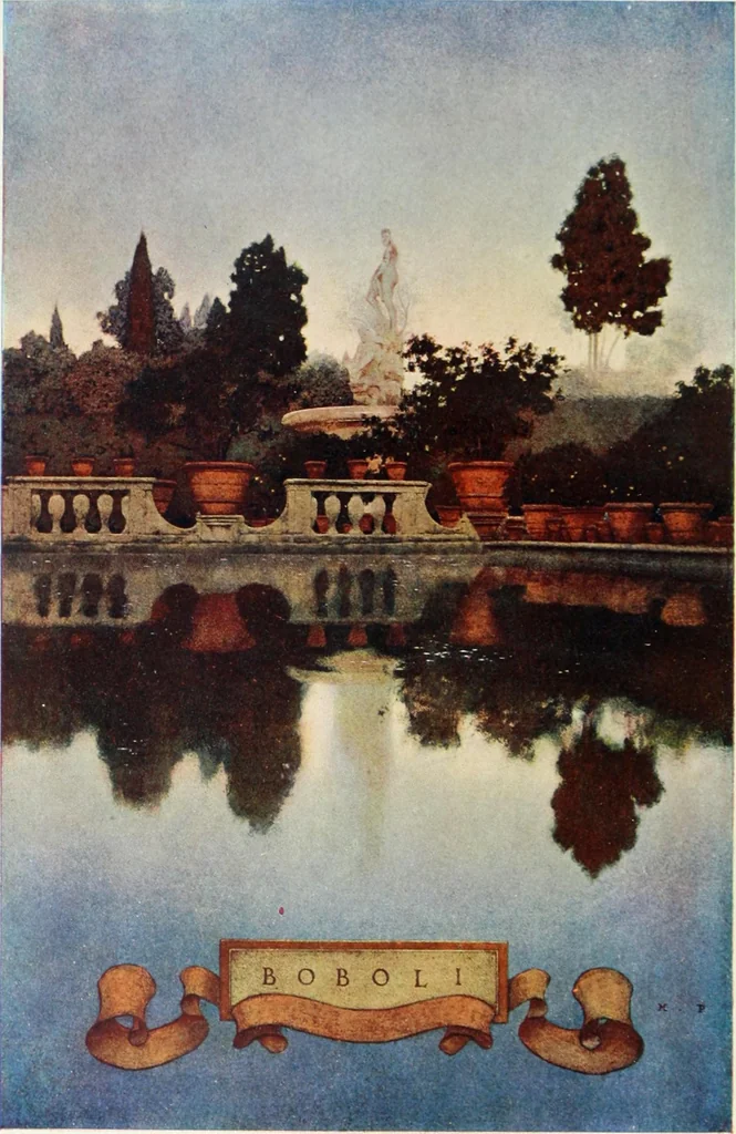 An illustration from Italian villas and their gardens;, 1905, leaf 51