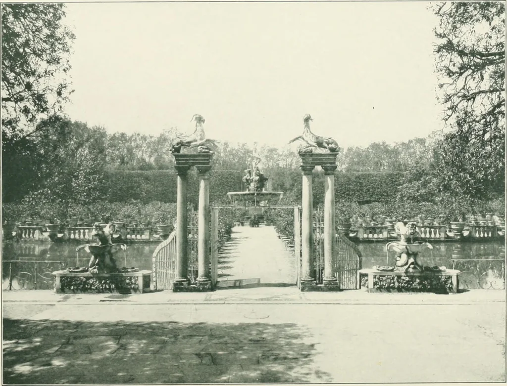 An illustration from Italian villas and their gardens;, 1905, leaf 58