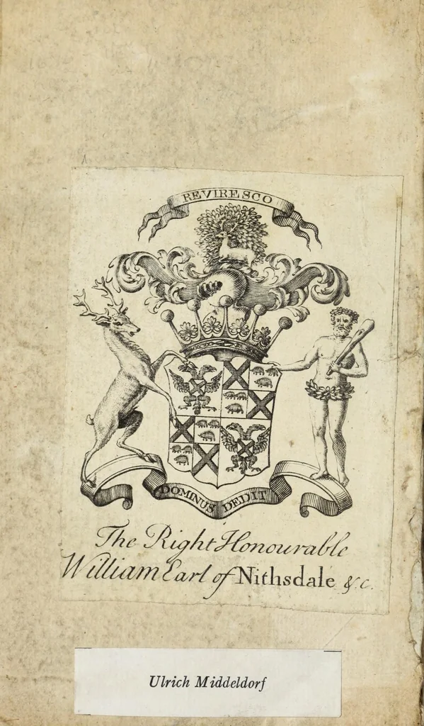 An illustration from An Italian voyage, or, A compleat journey through Italy. In two parts. With the characters of the people, and the description of the chief towns, churches, monasteries, tombs, libraries, pallaces, villa's, gardens, pictures, statues and antiquities. As also, of the interest, gover[n]ment, riches, force, &c., of all the princes. With instructions concerning travel, 1697, leaf 2