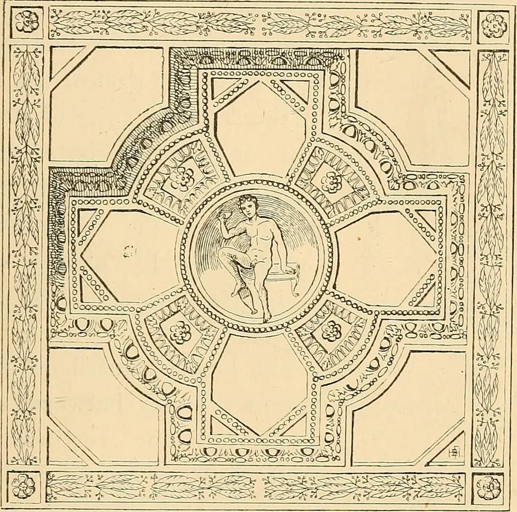 An illustration from Italian wall decorations of the 15th and 16th centuries : A handbook to the models, illustrating interiors of Italian buildings, in the Victoria and Albert museum, South Kensington, 1901, leaf 114