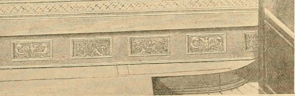 An illustration from Italian wall decorations of the 15th and 16th centuries : A handbook to the models, illustrating interiors of Italian buildings, in the Victoria and Albert museum, South Kensington, 1901, leaf 130