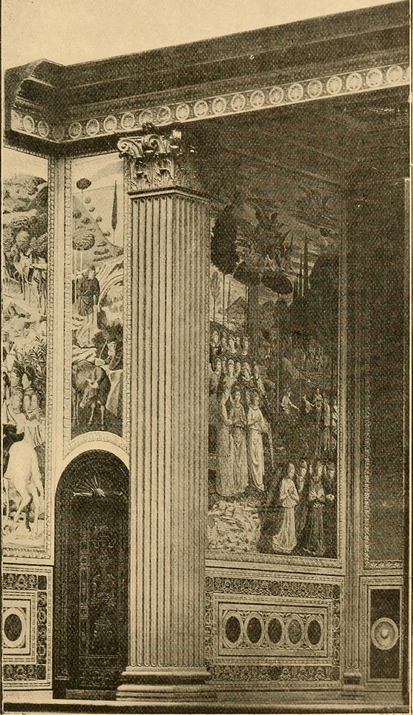 An illustration from Italian wall decorations of the 15th and 16th centuries : A handbook to the models, illustrating interiors of Italian buildings, in the Victoria and Albert museum, South Kensington, 1901, leaf 150