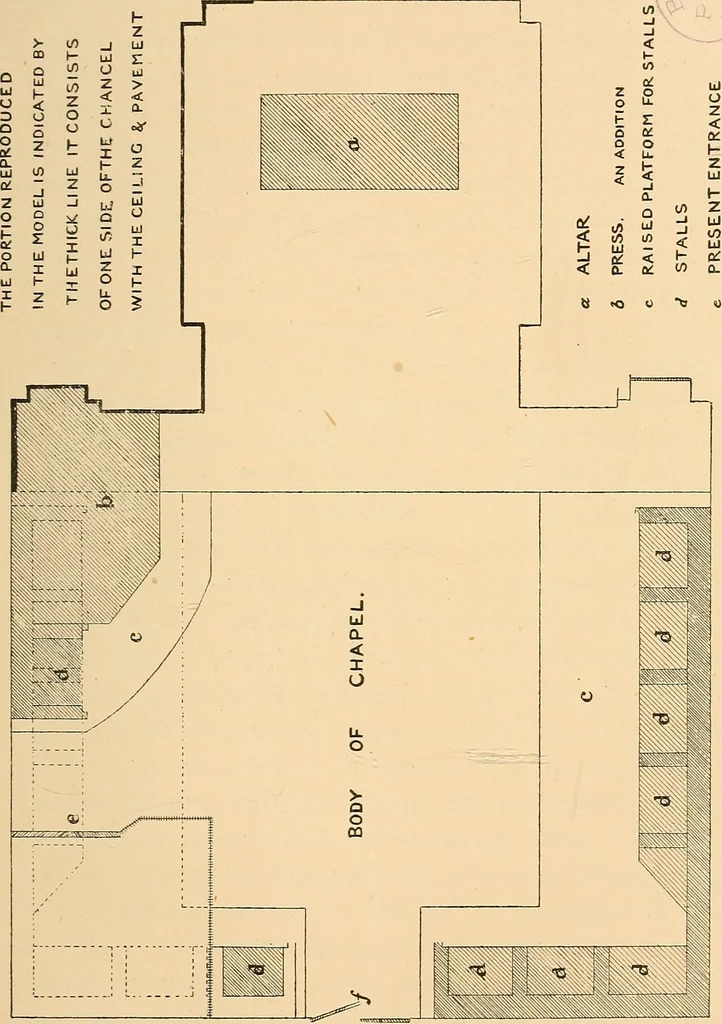 An illustration from Italian wall decorations of the 15th and 16th centuries : A handbook to the models, illustrating interiors of Italian buildings, in the Victoria and Albert museum, South Kensington, 1901, leaf 156