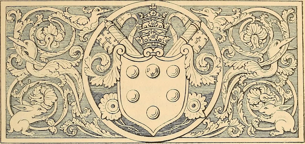 An illustration from Italian wall decorations of the 15th and 16th centuries : A handbook to the models, illustrating interiors of Italian buildings, in the Victoria and Albert museum, South Kensington, 1901, leaf 16