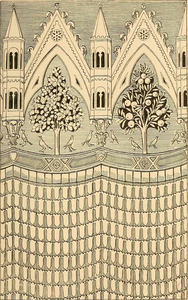 An illustration from Italian wall decorations of the 15th and 16th centuries : A handbook to the models, illustrating interiors of Italian buildings, in the Victoria and Albert museum, South Kensington, 1901, leaf 176