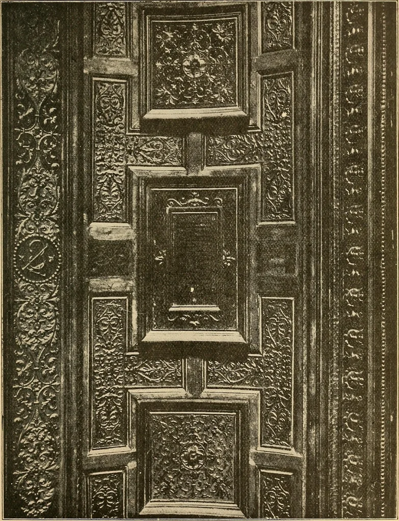 An illustration from Italian wall decorations of the 15th and 16th centuries : A handbook to the models, illustrating interiors of Italian buildings, in the Victoria and Albert museum, South Kensington, 1901, leaf 26