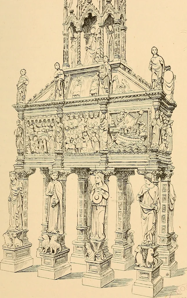 An illustration from Italian wall decorations of the 15th and 16th centuries : A handbook to the models, illustrating interiors of Italian buildings, in the Victoria and Albert museum, South Kensington, 1901, leaf 58