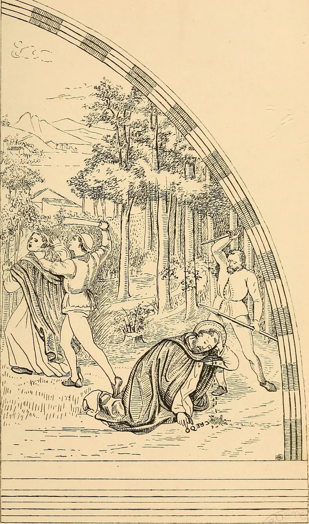 An illustration from Italian wall decorations of the 15th and 16th centuries : A handbook to the models, illustrating interiors of Italian buildings, in the Victoria and Albert museum, South Kensington, 1901, leaf 72
