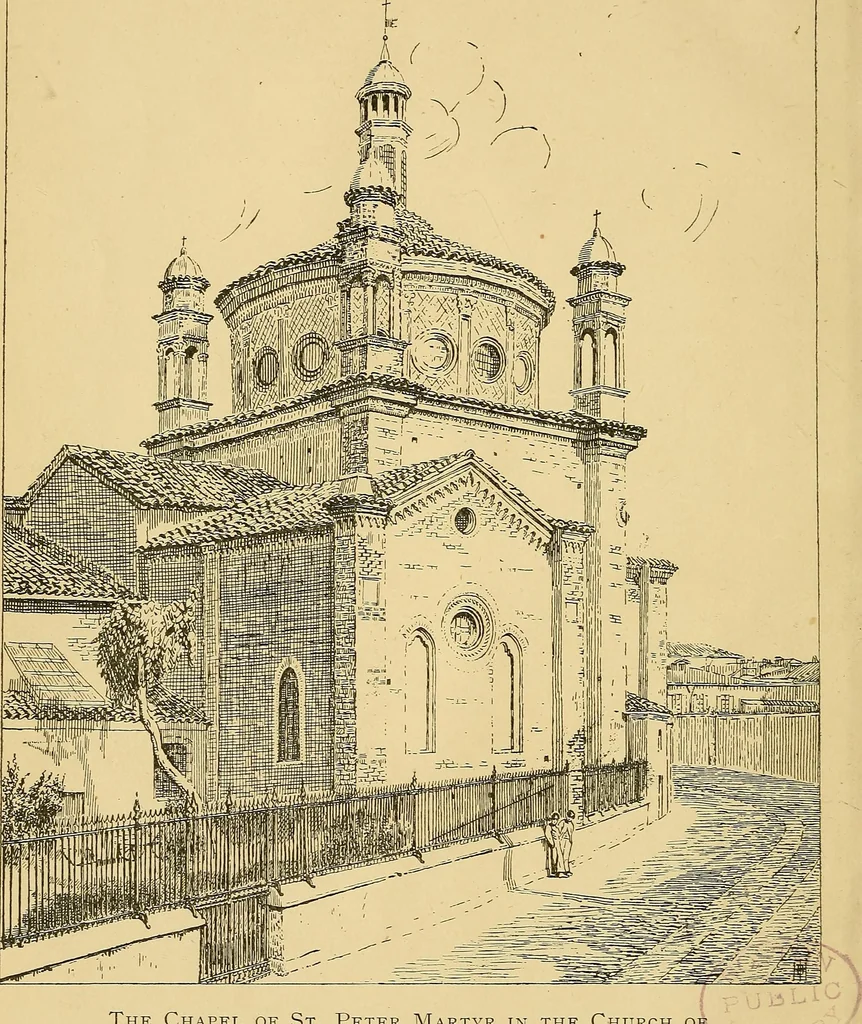 An illustration from Italian wall decorations of the 15th and 16th centuries : A handbook to the models, illustrating interiors of Italian buildings, in the Victoria and Albert museum, South Kensington, 1901, leaf 9