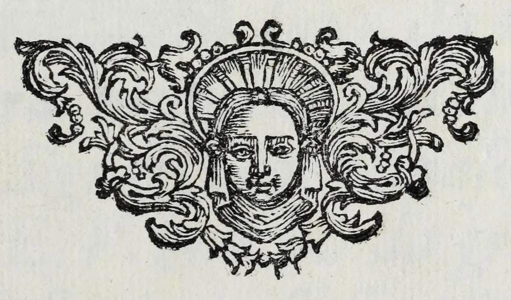An illustration from I tali ed altri strumenti lusorj degli antichi Romani, 1734, leaf 7