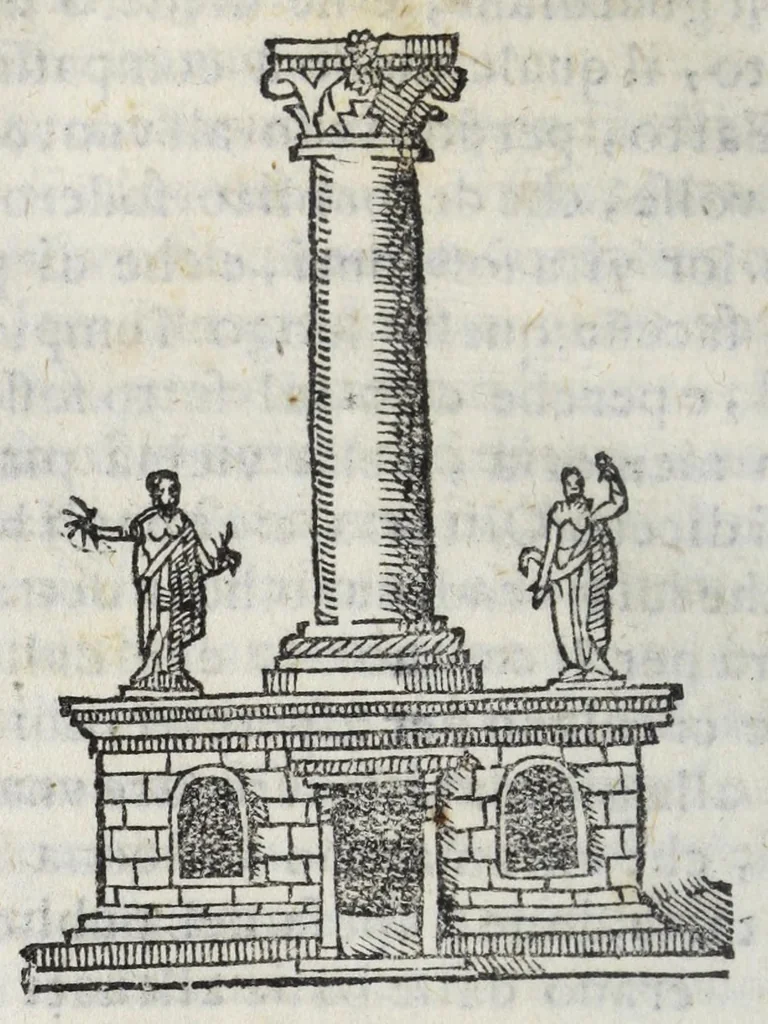 An illustration from I tesori nascosti nell'alma città di Roma, 1600, leaf 636
