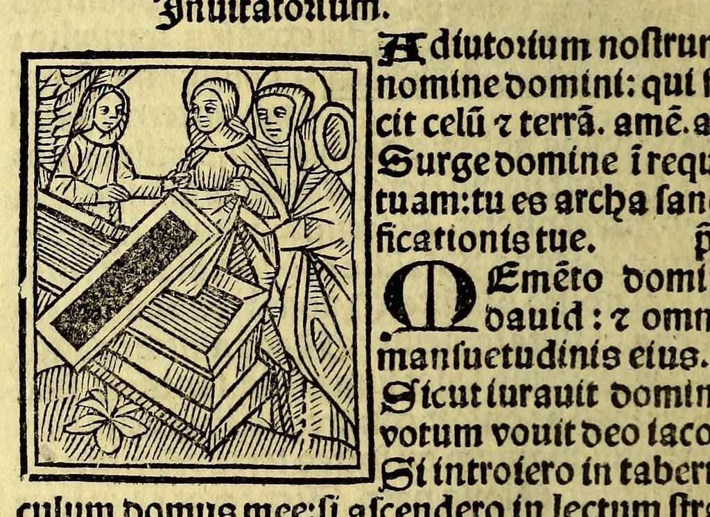 An illustration from Itinerarij terre sancte: inibiq[ue] sacrorum locoru[m]: ac rerum clarissima descriptio: omnibus sacre scripture tractatoribus vtilissima: peramena auditoribus:, 1525, leaf 140