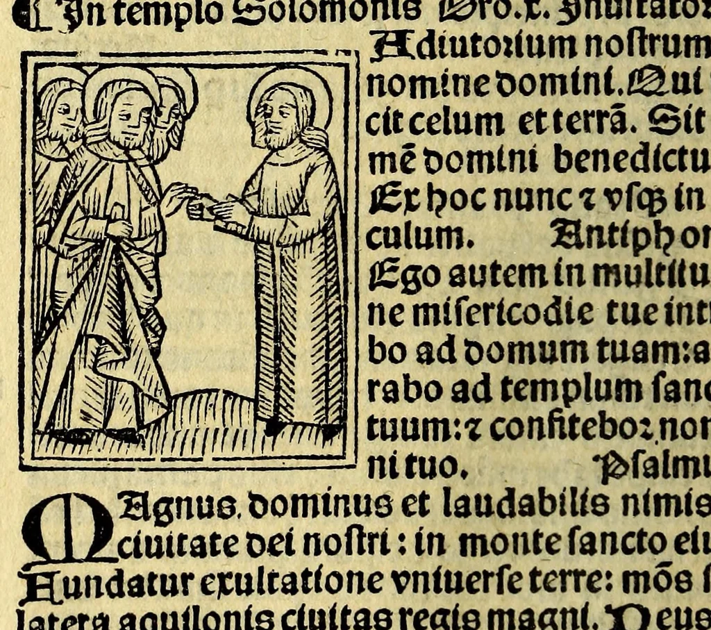 An illustration from Itinerarij terre sancte: inibiq[ue] sacrorum locoru[m]: ac rerum clarissima descriptio: omnibus sacre scripture tractatoribus vtilissima: peramena auditoribus:, 1525, leaf 142