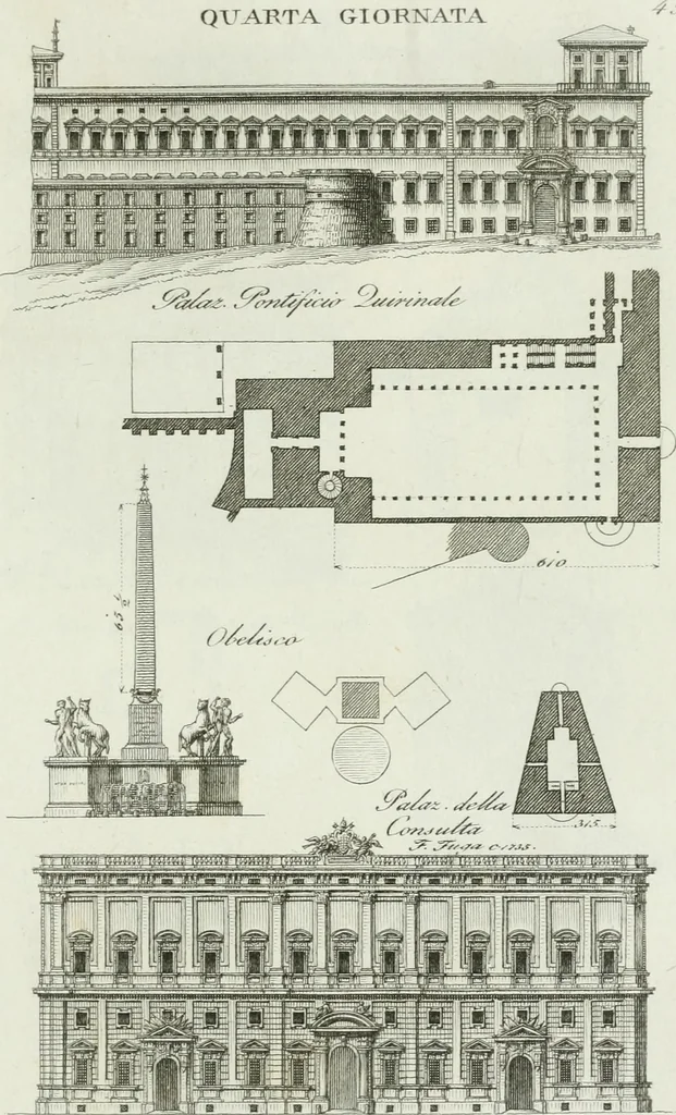An illustration from Itinerario figurato degli edifizi più rimarchevoli di Roma, 1835, leaf 106