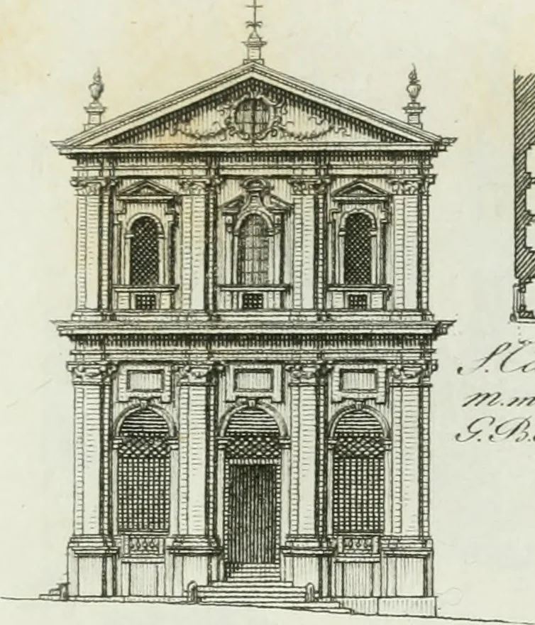 An illustration from Itinerario figurato degli edifizi più rimarchevoli di Roma, 1835, leaf 110