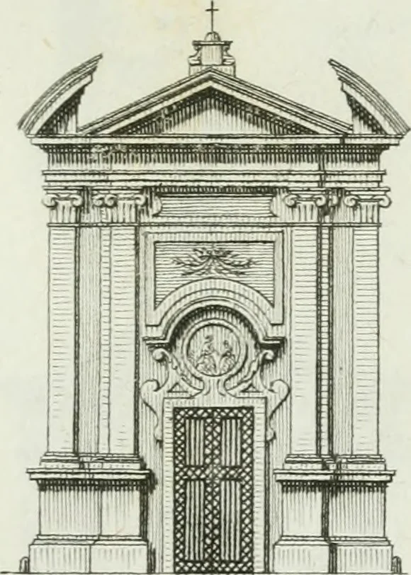 An illustration from Itinerario figurato degli edifizi più rimarchevoli di Roma, 1835, leaf 110