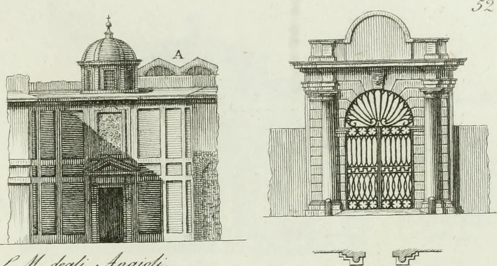 An illustration from Itinerario figurato degli edifizi più rimarchevoli di Roma, 1835, leaf 120