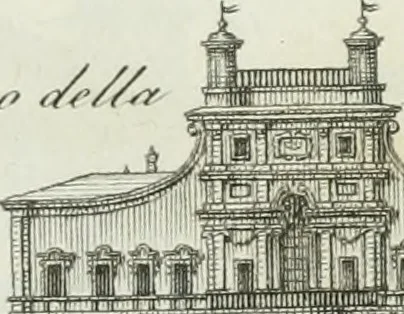 An illustration from Itinerario figurato degli edifizi più rimarchevoli di Roma, 1835, leaf 120